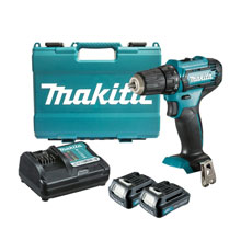 Аккумуляторная дрель-шуруповерт MAKITA DF333DWYE (12В,2*1.5Ач/CXT,10мм,30Нм,кейс)