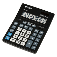 Калькулятор настольный Eleven Business Line CDB1201-BK, 12 разрядов, двойное питание, 155*205*35мм, черный