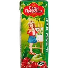 Сок Сады Придонья яблочно-вишневый 0.2 л