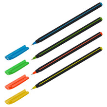 Ручка шариковая Luxor "Stick Soft Touch" синяя, 0,7мм, корпус ассорти