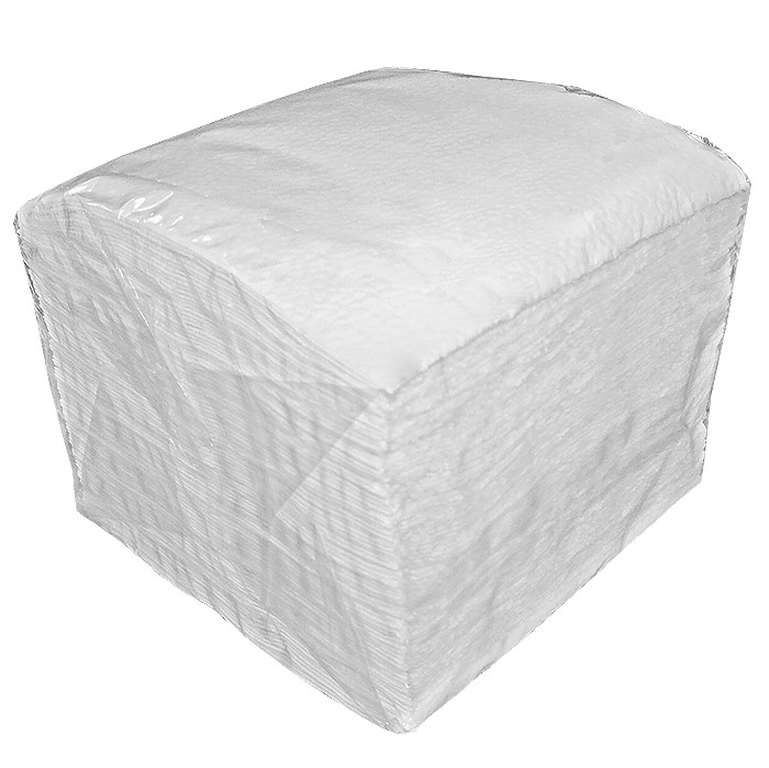 Салфетки 24х24 1-сл FlyPapir Comfort белые, 100шт