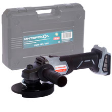 Машина шлифовальная угловая аккумуляторная ИНТЕРСКОЛ УШМ-125/18В (BL-Motor,18В/Li-Ion,125мм,без акк.и з/у)/578.00.70