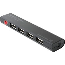 Хаб USB 2.0, 4 порта, черный, DEFENDER QUADRO PROMT, 83200