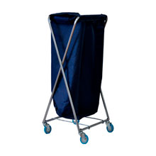 Тележка уборочная Eco-Force HOTEL (отель, кафе, столовые, офис) бельё/мусор, держатель для мешка, мешок, 26EF/5