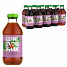 Нектар BARINOFF Шиповник, с сахаром, 0,33 л, в стеклянной бутылке