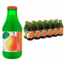 Сок BARINOFF Грушевый, с мякотью, 0,25 л, для детского питания в стеклянной бутылке