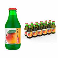 Нектар BARINOFF Манго, с мякотью, 0,25 л, в стеклянной бутылке