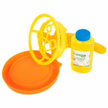 Мыльные пузыри Бластер Генератор "DOUBBLE BIG BUBBLES", раствор 250 мл, BRAUBERG KIDS