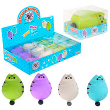 Игрушка-антистресс "КОТЕЙКА", 10 см, ассорти, 4 цвета, дисплей, JOLLY JOT (ДЖОЛЛИ ДЖОТ)