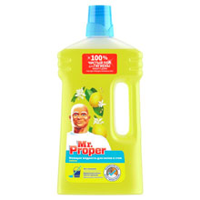 Средство для мытья пола и стен Mr. Proper жидкость лимон 1л
