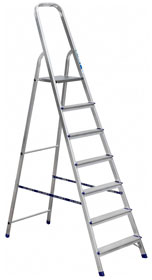 Стремянка 7-ми ступенчатая (алюм.) Стремянка 7-ми ступенчатая (алюм.)