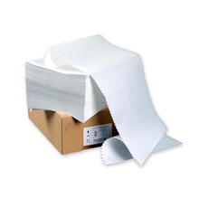 Перфорированная бумага однослойная ProMega 420 мм x 610 м (60 г/кв.м, шаг 12 дюймов, белизна 100%, НП, Стандарт, 2000 листов в упаковке)