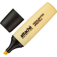 Текстовыделитель Attache Selection Pastel 1-5 мм желтый
