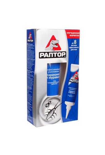 Гель от тараканов и муравьев РАПТОР (туба 75мл)