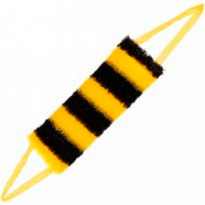 Мочалка вязаные ручки спонж/синтетическая петля жесткая БИЛАЙН (42*12см)