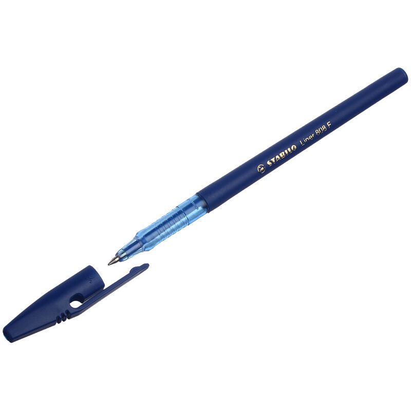 Ручка шариковая Stabilo Liner 808 синяя, 0,7мм