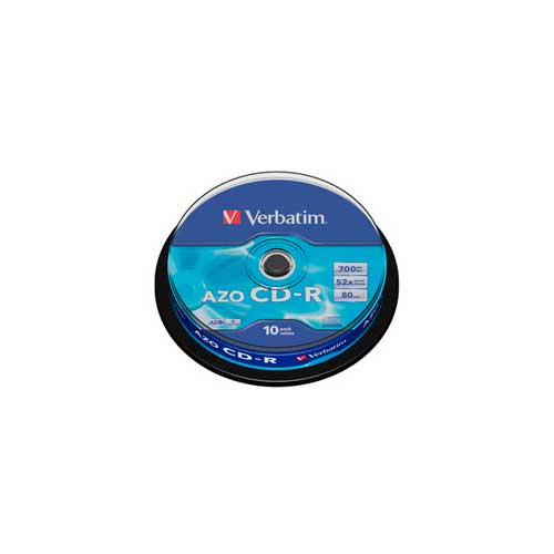 Диск CD-RW VERBATIM, 650/700Mb, 16-24х DataLife+ 43192