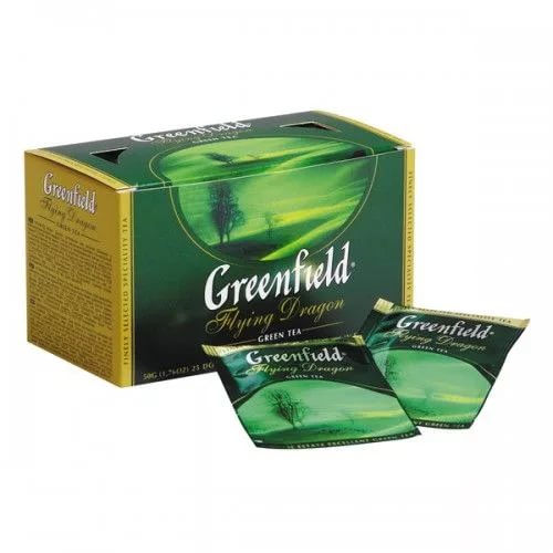 Чай Greenfield Flying Dragon зеленый 25 пакетиков
