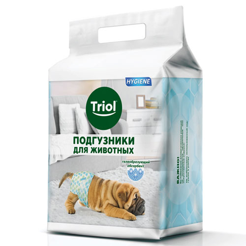 Подгузники  XS для собак весом 2-4кг (22шт)