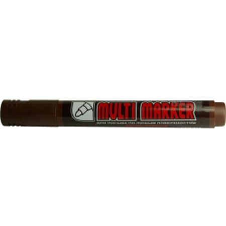 Маркер перманентный Multi marker 3мм коричневый Crown