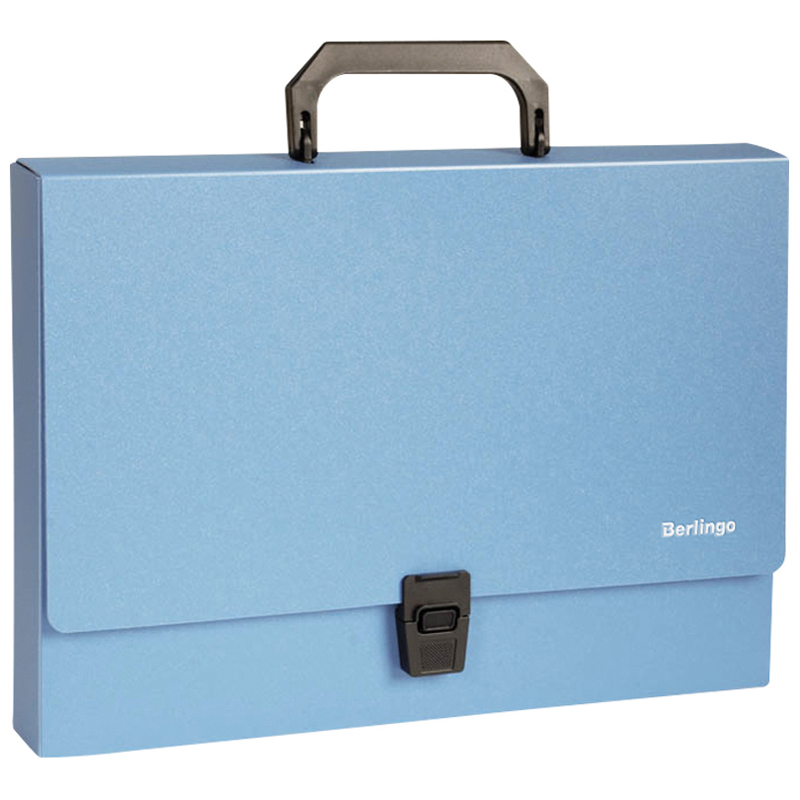 Папка-портфель 1 отделение Berlingo Standard, А4, 325*230*35мм, 1000мкм, синяя