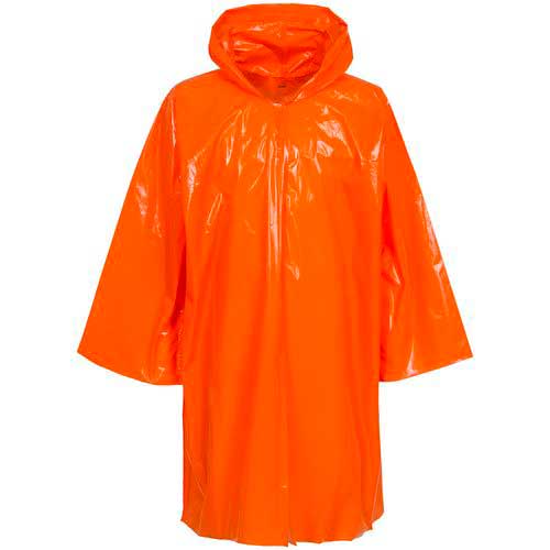 Дождевик-плащ CloudTime, оранжевый