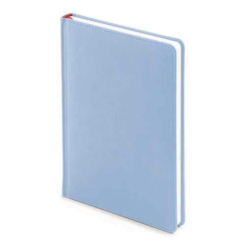 Ежедневник недатированный Attache Velvet искусственная кожа А5+ 136 листов зефирный голубой (145x205 мм)