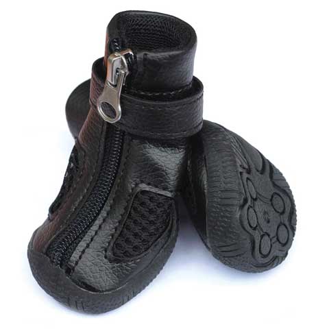 Ботинки для собак черные, 35x35x40мм, Triol