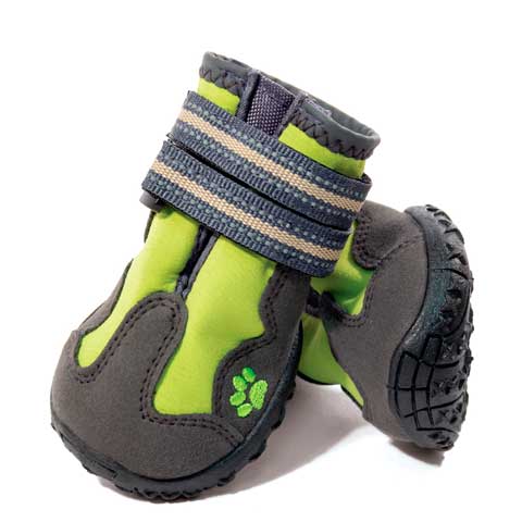 Ботинки для собак XS, зеленые, 45х35х40мм, Triol