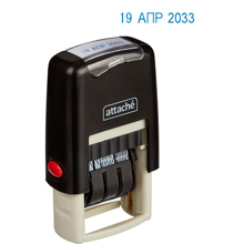 Датер автоматический пластиковый Attache 7810 (шрифт 3 мм, месяц обозначается буквами, оттиск 3x20 мм)