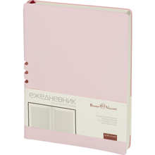 Ежедневник недатированный Bruno Visconti Madrid искусственная кожа А5 136 листов розовый (145х212 мм)