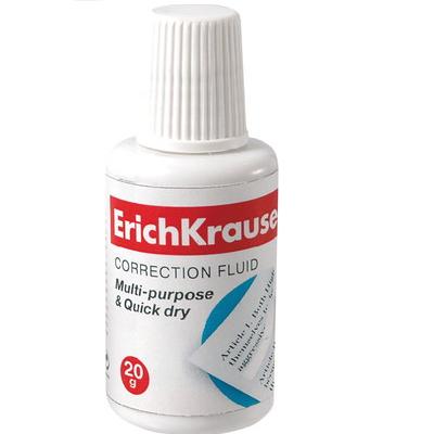Корректирующая жидкость ERICH KRAUSE с губкой, 20 гр