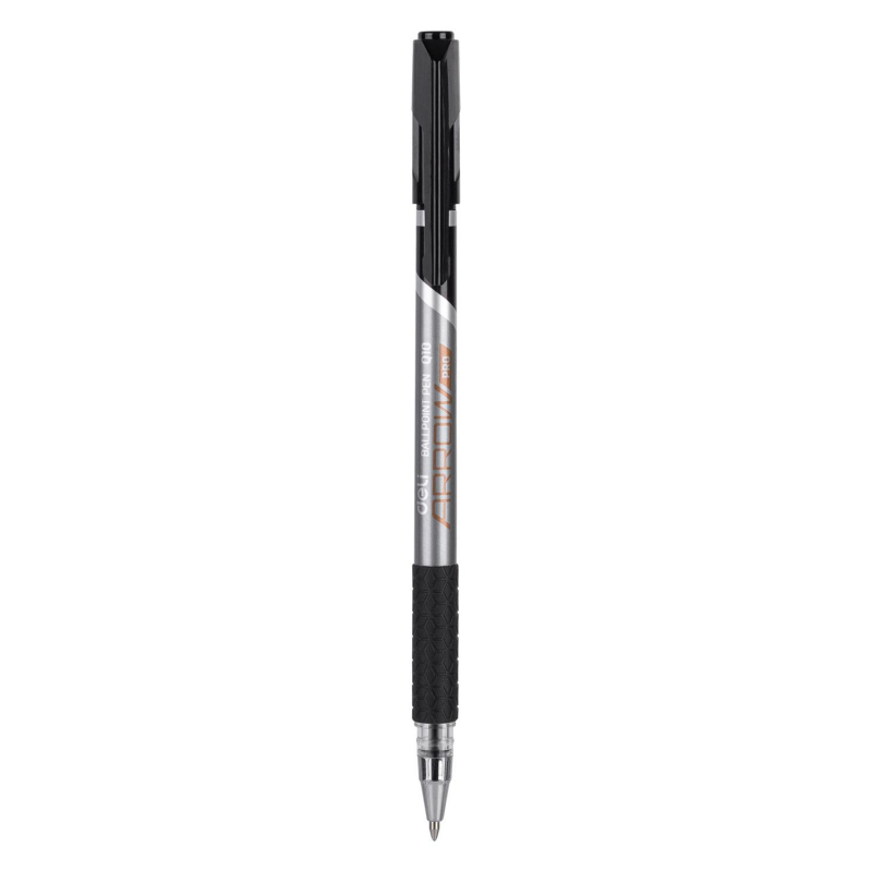Ручка шариковая Arrow, диаметр шарика 0,7 мм, резиновая манжета,черная