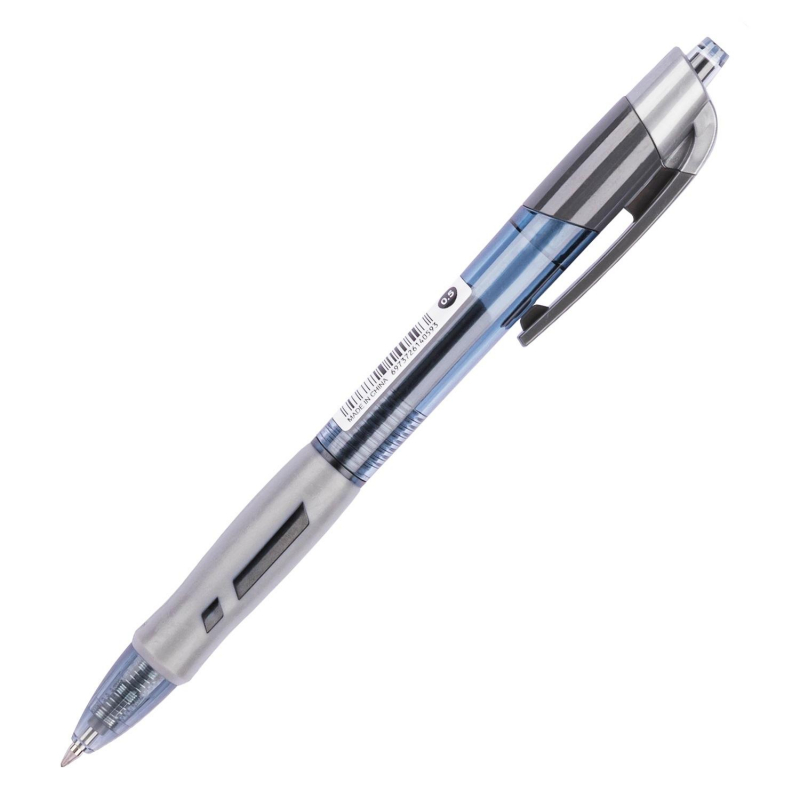 Ручка гелевая автоматическая Arris, д шарика 0,5 мм,  резин манж, черная