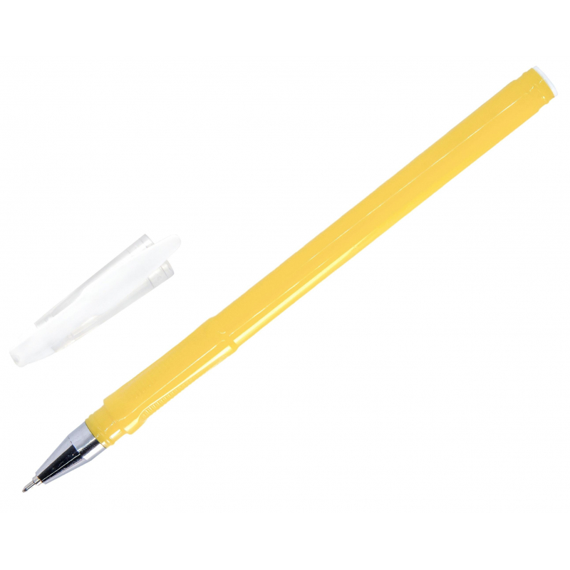 Ручка шариковая Attache Bright colors желтый корпус, синяя