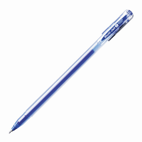 Ручка гелевая CROWN Multi Jell, СИНЯЯ, узел 0,4 мм, линия письма 0,2 мм, MTJ-500