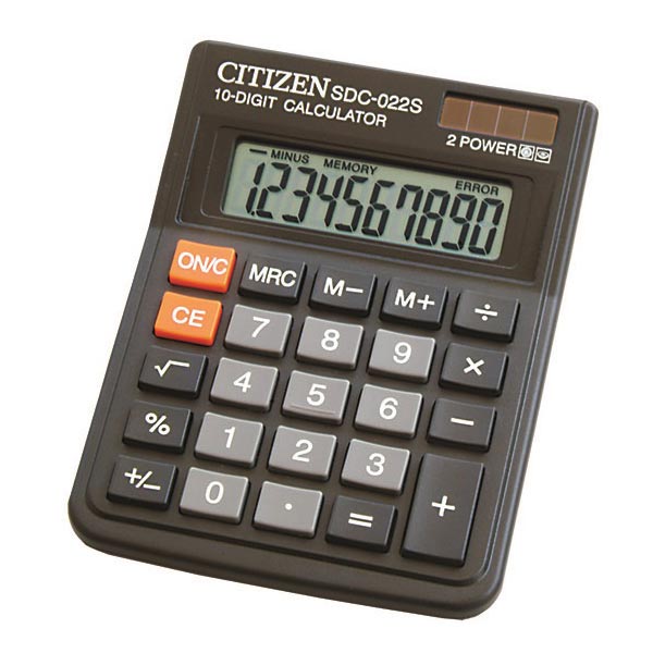 Калькулятор CITIZEN SDC-022S