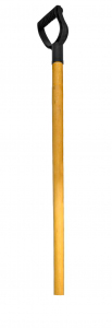 Черенок дер D32 мм для снеговых лопат, с дер ручкой