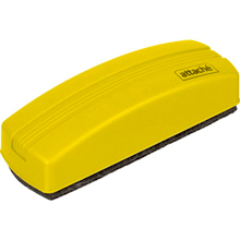 Губка-стиратель для магнитно-маркерных досок Attache магнитная желтая (160x55x45 мм)