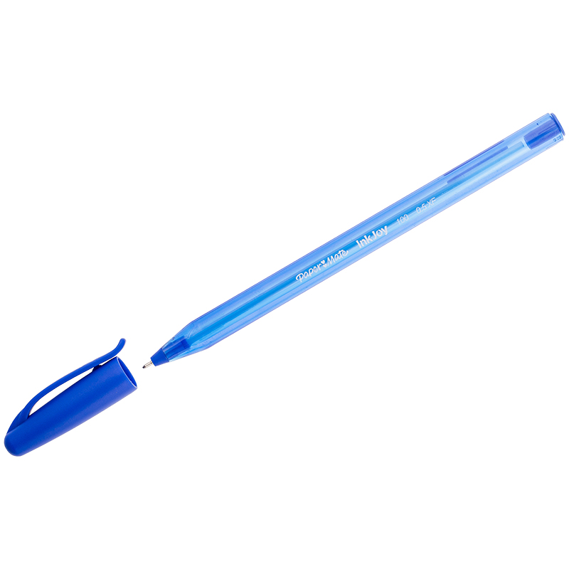 Ручка шариковая Paper Mate InkJoy 100 синяя, 0,5мм, трехгран.