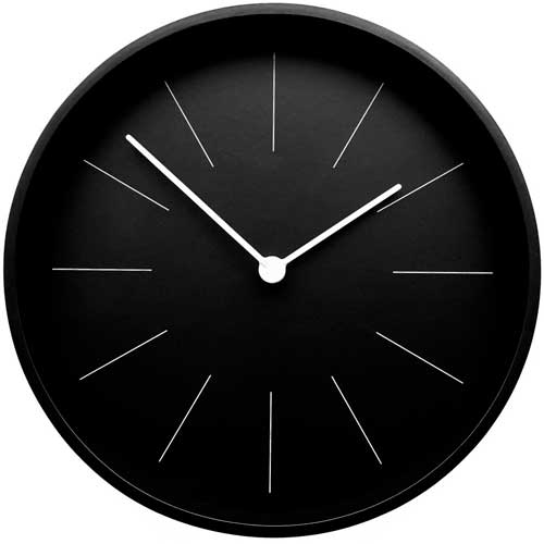 Часы настенные Berne черные
