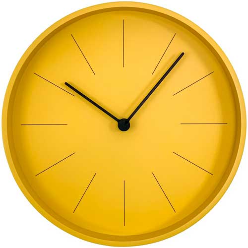 Часы настенные Ozzy желтые