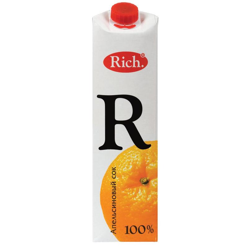 Сок Rich апельсин 1л