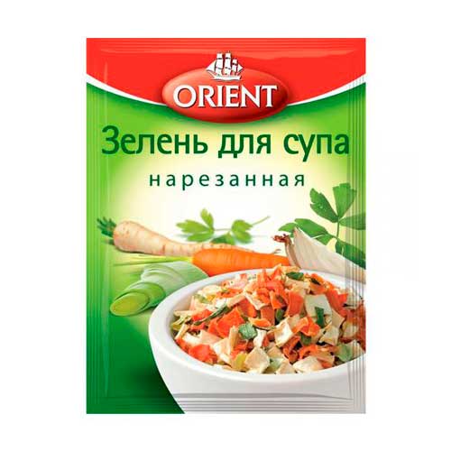 Приправа Orient Зелень для супа нарезанная, 14 г