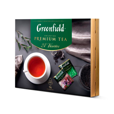 Чай Greenfield Premium Tea Collecton 24 сорта, 96пак