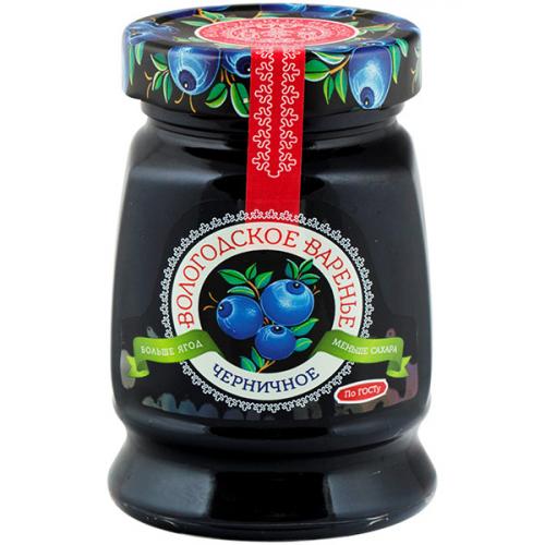 Варенье черничное Вологодское варенье, 370 г
