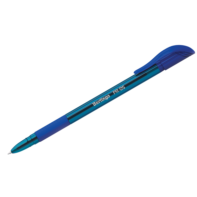 Ручка шариковая Berlingo PR-05 синяя, 0,5мм, грип