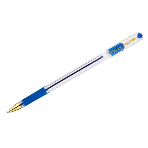 Ручка шариковая MC Gold 0,5 мм синяя MunHwa