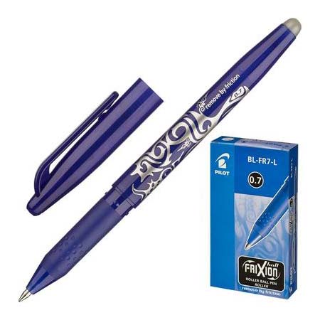 Ручка гелевая Пиши-стирай PILOT BL-FR-7 "Frixion", толщина письма 0,35мм, синяя