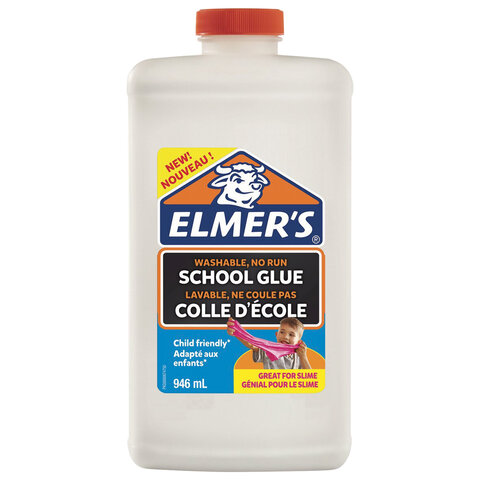 Клей для слаймов ПВА ELMERS School Glue, 946 мл (7-8 слаймов), 2079104